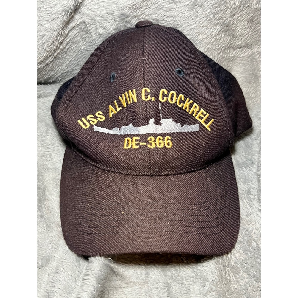 USS‎ Alvin C. Cockrell DE-366 Hat Navy Destroyer Escort Cap, LIDS Strapback